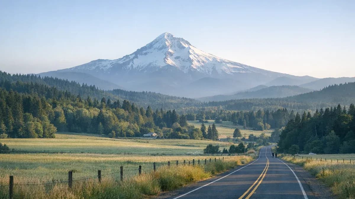 Clackamas County, Oregon scenic image for uncontested divorce landing page