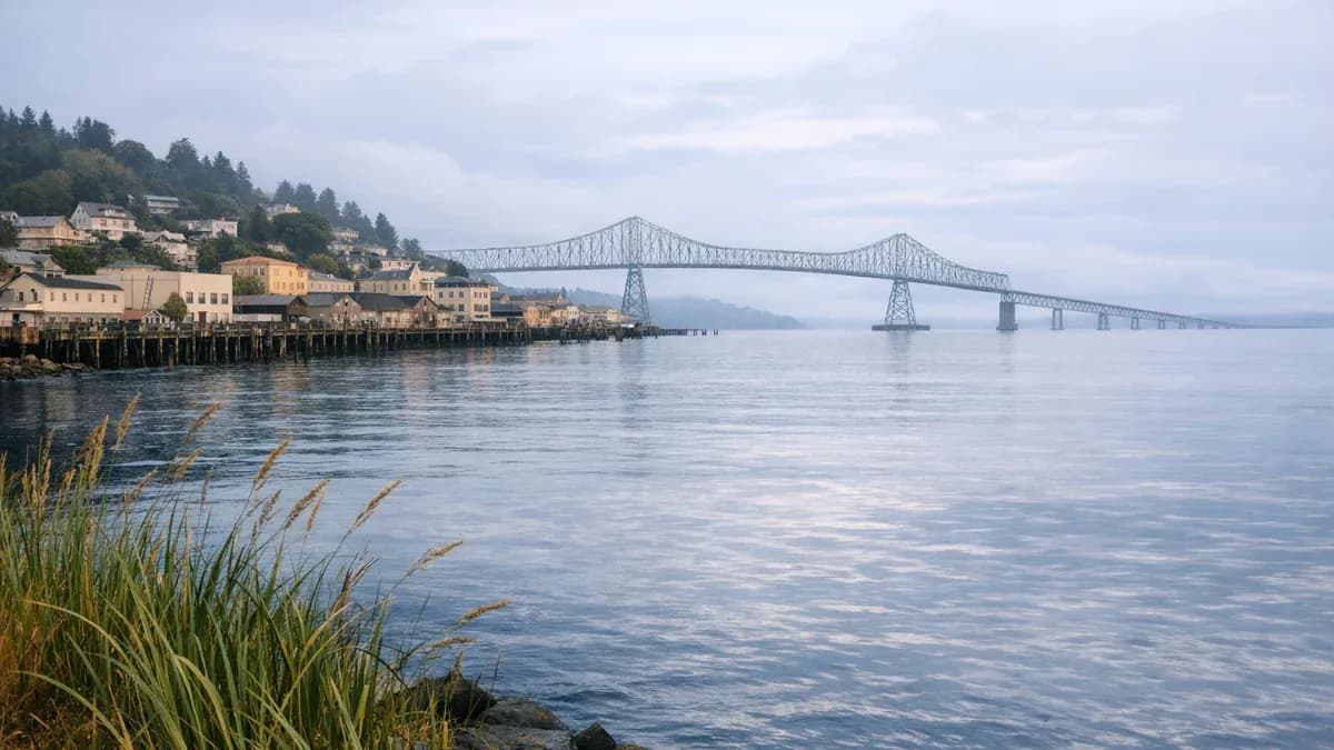 Clatsop County, Oregon scenic image for uncontested divorce landing page