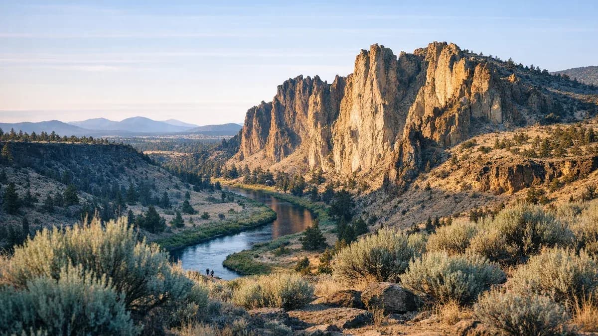 Crook County, Oregon scenic image for uncontested divorce landing page