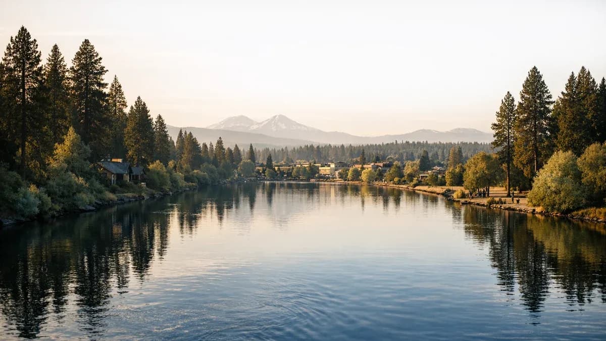 Deschutes County, Oregon scenic image for uncontested divorce landing page
