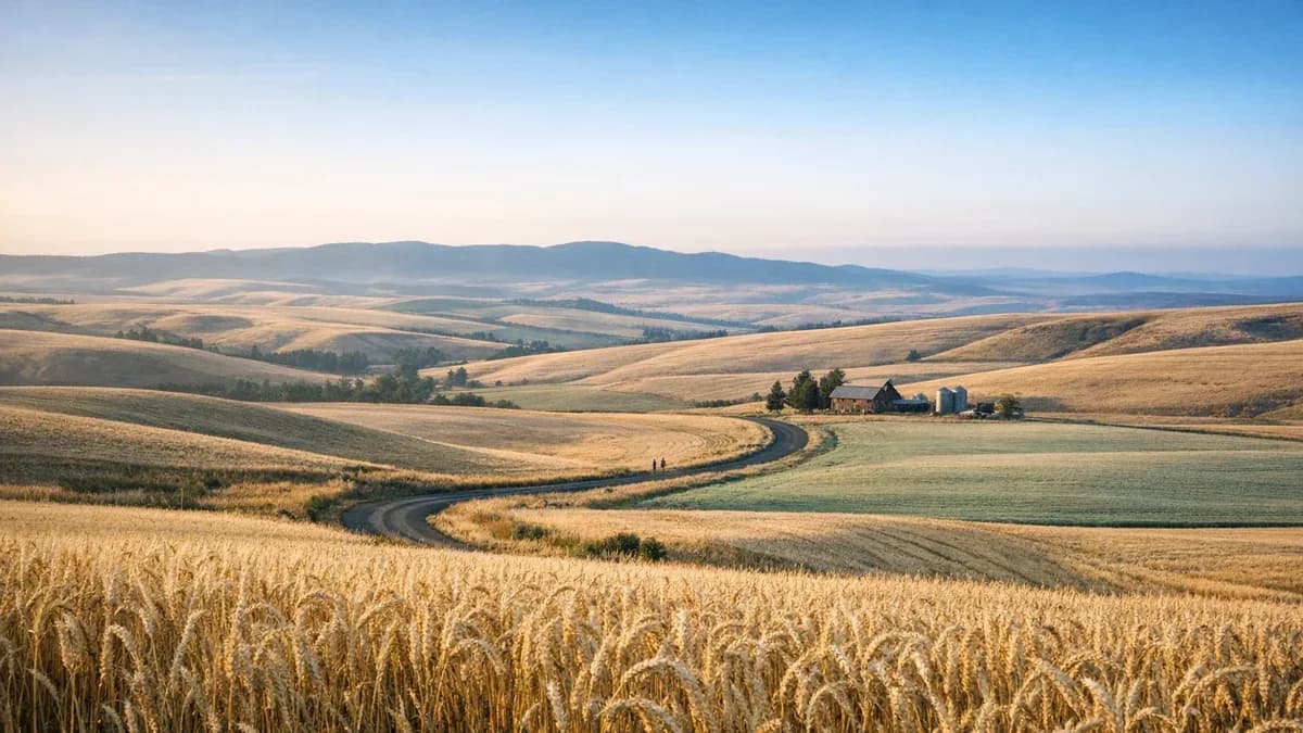 Gilliam County, Oregon scenic image for uncontested divorce landing page