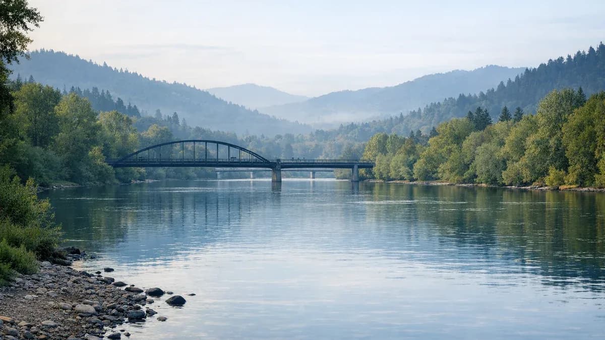 Lane County, Oregon scenic image for uncontested divorce landing page