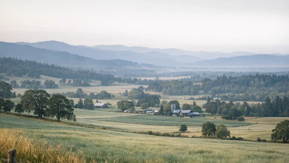 Polk County, Oregon scenic image for uncontested divorce landing page