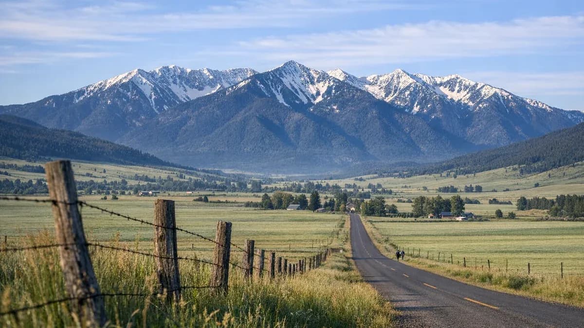 Wallowa County, Oregon scenic image for uncontested divorce landing page